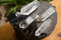 Polished Double Terminated Clear Quartz Crystals x 6 From Madagascar - TopRock