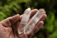 Polished Double Terminated Clear Quartz Crystals x 6 From Madagascar - TopRock