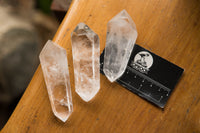 Polished Double Terminated Clear Quartz Crystals x 6 From Madagascar - TopRock