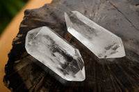 Polished Double Terminated Clear Quartz Crystals x 6 From Madagascar - TopRock