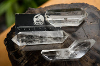 Polished Double Terminated Clear Quartz Crystals x 6 From Madagascar - TopRock