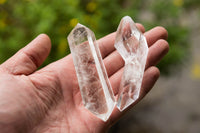 Polished Double Terminated Clear Quartz Crystals x 6 From Madagascar - TopRock