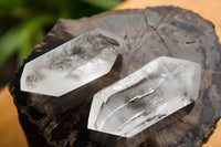 Polished Double Terminated Clear Quartz Crystals x 6 From Madagascar - TopRock