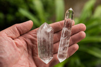 Polished Double Terminated Clear Quartz Crystals x 6 From Madagascar - TopRock