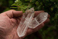 Polished Double Terminated Clear Quartz Crystals x 6 From Madagascar - TopRock