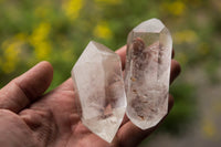 Polished Double Terminated Clear Quartz Crystals x 6 From Madagascar - TopRock