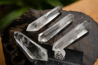 Polished Double Terminated Clear Quartz Crystals x 6 From Madagascar - TopRock