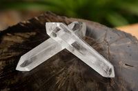 Polished Double Terminated Clear Quartz Crystals x 6 From Madagascar - TopRock