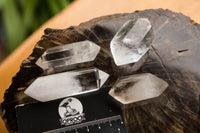 Polished Small Double Terminated Clear Quartz Crystals x 12 From Madagascar - TopRock