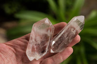 Polished Small Double Terminated Clear Quartz Crystals x 12 From Madagascar - TopRock