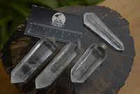 Polished Double Terminated Clear Quartz Crystals x 12 From Madagascar - TopRock