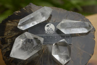 Polished Double Terminated Clear Quartz Crystals x 12 From Madagascar - TopRock