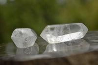 Polished Small Double Terminated Clear Quartz Crystals x 24 From Madagascar - TopRock