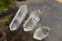 Polished Small Double Terminated Clear Quartz Crystals x 24 From Madagascar - TopRock