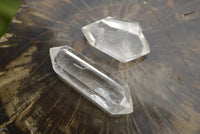 Polished Small Double Terminated Clear Quartz Crystals x 24 From Madagascar - TopRock