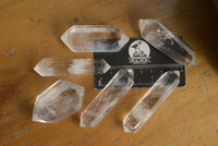 Polished Small Double Terminated Clear Quartz Crystals x 24 From Madagascar - TopRock