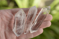 Polished Small Double Terminated Clear Quartz Crystals x 24 From Madagascar - TopRock