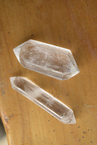 Polished Small Double Terminated Clear Quartz Crystals x 24 From Madagascar - TopRock