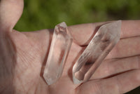 Polished Small Double Terminated Clear Quartz Crystals x 24 From Madagascar - TopRock