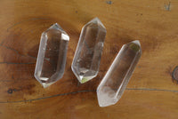 Polished Small Double Terminated Clear Quartz Crystals x 24 From Madagascar - TopRock