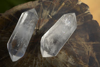 Polished Small Double Terminated Clear Quartz Crystals x 24 From Madagascar - TopRock