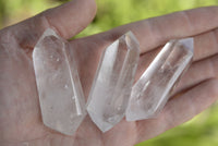 Polished Small Double Terminated Clear Quartz Crystals x 24 From Madagascar - TopRock