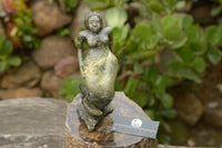 Polished Leopard Stone Mermaid Carving  x 1 From Zimbabwe - TopRock