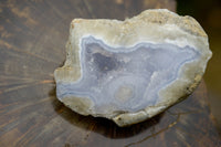 Polished One Side Polished Blue Lace Agate Geodes  x 6 From Malawi - TopRock