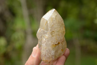 Polished Smokey Window Quartz Crystals  x 2 From Akansobe, Madagascar - TopRock