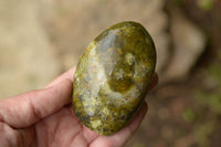 Polished Green Opal Standing Free Forms  x 5 From Madagascar - TopRock