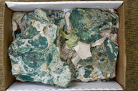 Natural Rough Mtorolite / Chrome Chrysoprase Specimens  x 3 From Zimbabwe - TopRock