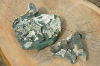 Natural Rough Mtorolite / Chrome Chrysoprase Specimens  x 2 From Zimbabwe - TopRock