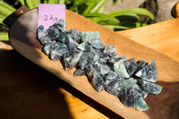 Natural Selected Cobbed Small Watermelon Fluorite Pieces - sold per 2 Kg - From Uis, Namibia - TopRock