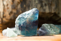 Natural Selected Cobbed Small Watermelon Fluorite Pieces - sold per 2 Kg - From Uis, Namibia - TopRock