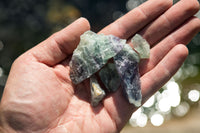 Natural Selected Cobbed Small Watermelon Fluorite Pieces - sold per 2 Kg - From Uis, Namibia - TopRock