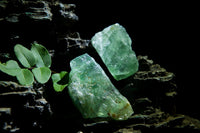 Natural Selected Cobbed Small Watermelon Fluorite Pieces - sold per 2 Kg - From Uis, Namibia - TopRock