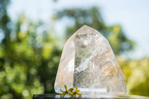 Polished Large Optic to Near Optic Quartz Point x 1 From Madagascar - TopRock