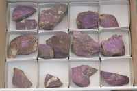 Natural Selected Rough Purpurite Specimens  x 12 From Uis, Namibia - TopRock