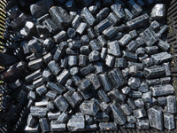 Natural Alluvial Schorl / Black Tourmaline Crystals - sold per kg - From Zimbabwe - TopRock