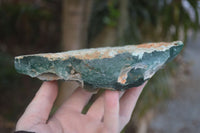 Natural Large Green Mtorolite / Emerald Chrysoprase Plates x 2 From Zimbabwe - Toprock Gemstones and Minerals 