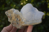 Natural Blue Lace Agate Geode Specimens  x 4 From Nsanje, Malawi