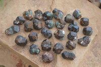 Natural Red Pyrope Garnet Crystal Specimens  x 35 From Karibib, Namibia - Toprock Gemstones and Minerals 