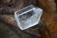 Polished Golden Limonite Veiled Clear Quartz Points  x 4 From Madagascar - TopRock