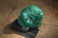 Polished Malachite Free Forms With Stunning Flower & Banding Patterns x 3 From Congo - TopRock