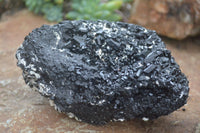 Natural Schorl Black Tourmaline & Smokey Quartz Specimens x 2 From Erongo Mountains, Namibia - TopRock