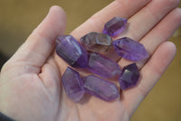 Polished Small Window Amethyst Points x 35 From Madagascar