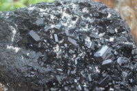 Natural Schorl Black Tourmaline & Smokey Quartz Specimens x 2 From Erongo Mountains, Namibia - TopRock