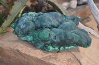 Natural Large Botryoidal Malachite Specimen  x 1 From Kolwezi, Congo