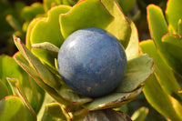 Polished Solid Blue Stunning Lazulite Spheres  x 4 From Ambatfinhandrana, Madagascar - TopRock