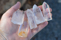 Polished Clear Quartz Crystal Points x 24 From Madagascar - TopRock